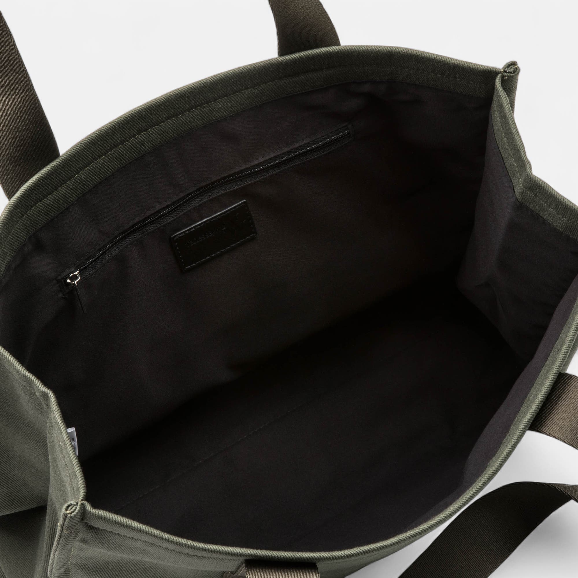 Sac de shopping kaki