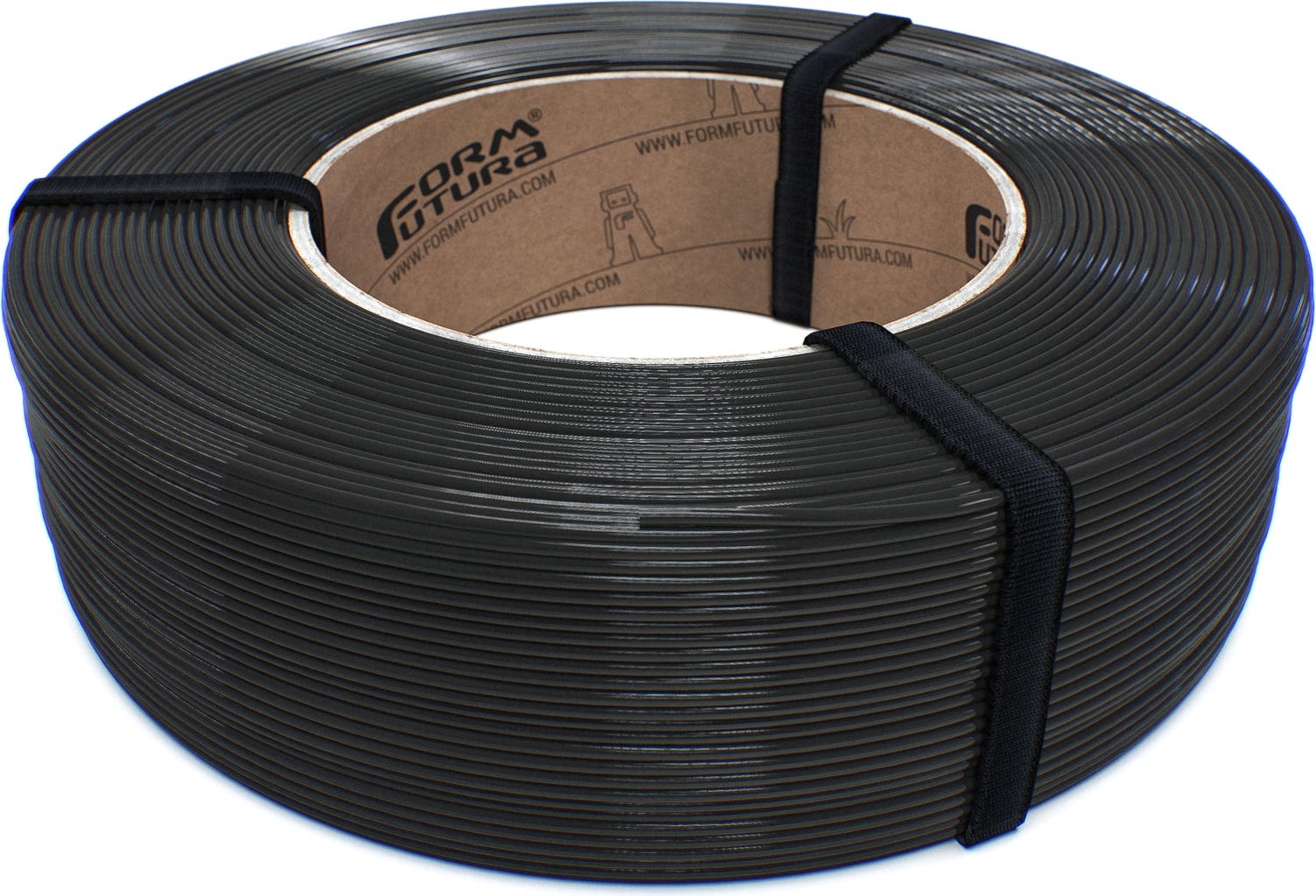 FormFutura  AthenaX ReFill Traffic Black, 1,75 mm / 1000 g    High Performance PCTG Filament ohne Spule in Traffic Black