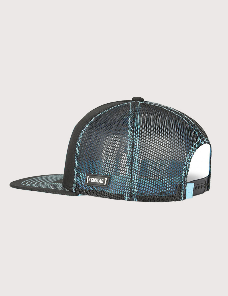 CAPSLAB CASQUETTE TRUCKER GOKU SUPER NOIR