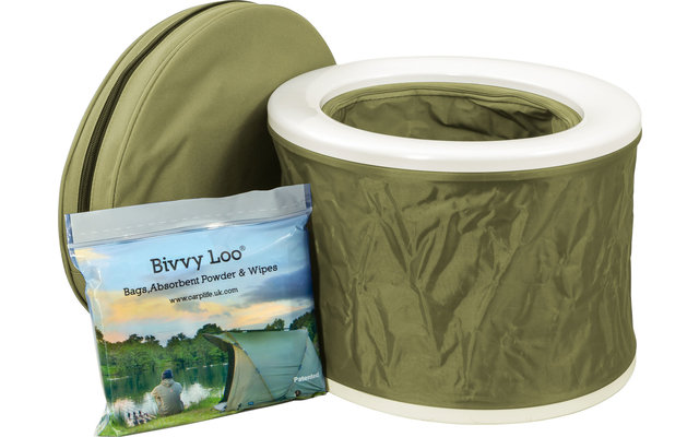 Bivvy Loo tragbare Campingtoilette mit Tragetasche
