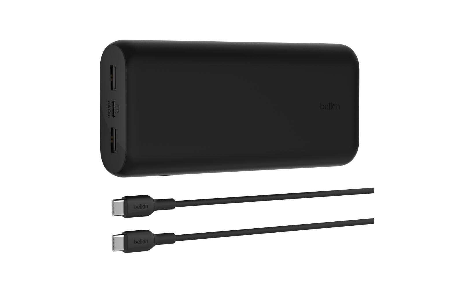 Powerbank BPB014BTBK 20000 mAhLeistungsstarke Powerbank mit drei Ladeanschlüssen