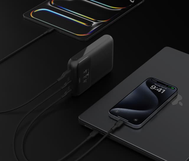 Belkin BoostCharge Pro 20K powerbank til bærbar computer (sort)