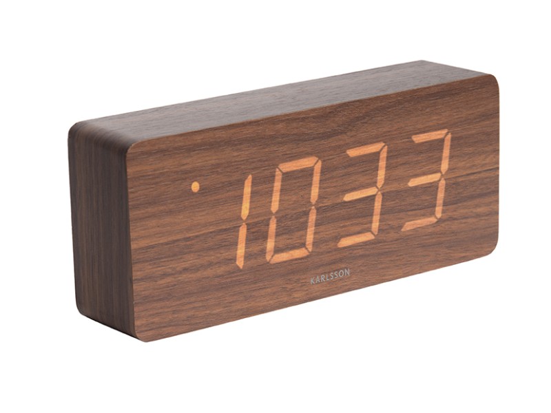 Alarm Clock Tube KA5654BK Black