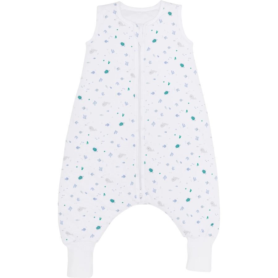 fillikid Sommerschlafsack mit Beine Ocean weiß