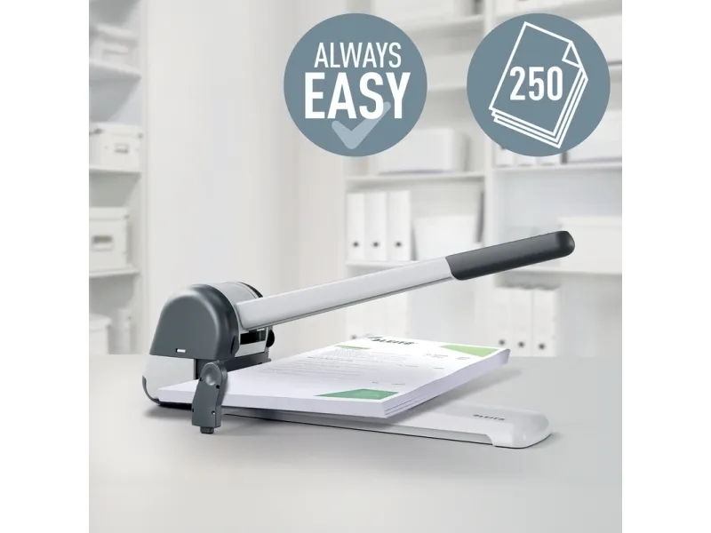 Hulapparat Leitz 5182, 2 huller, sort/grå