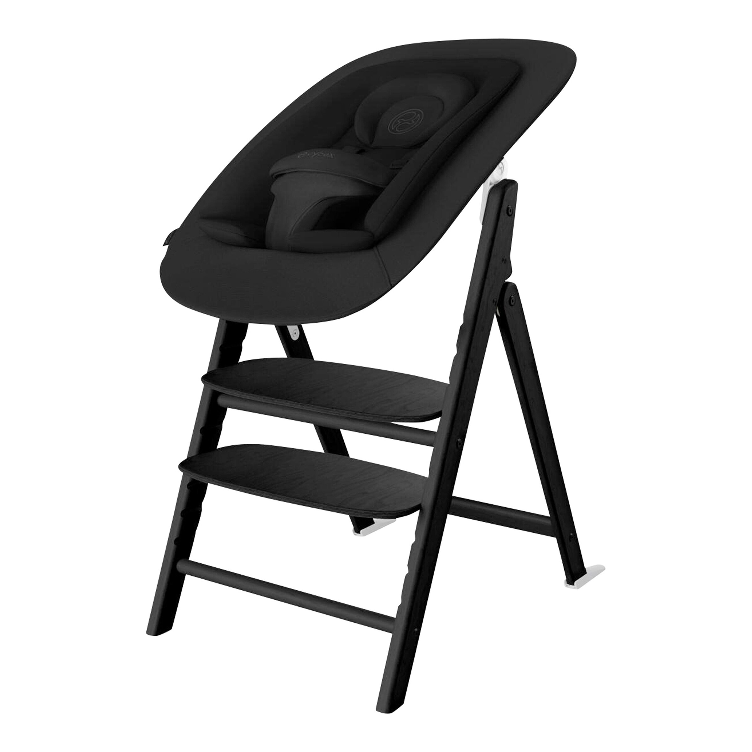 Cybex - GOLD Hochstuhl CLICK & FOLD 4in1-Set Stunning black