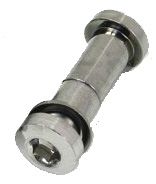 SATTELBOLZEN  silber  22mm