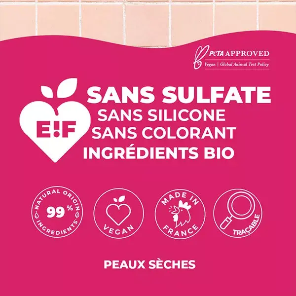 Sorvete Corporal de Leite Energético com Flor de Cerejeira e Polpa Orgânica de Framboesa 200ml