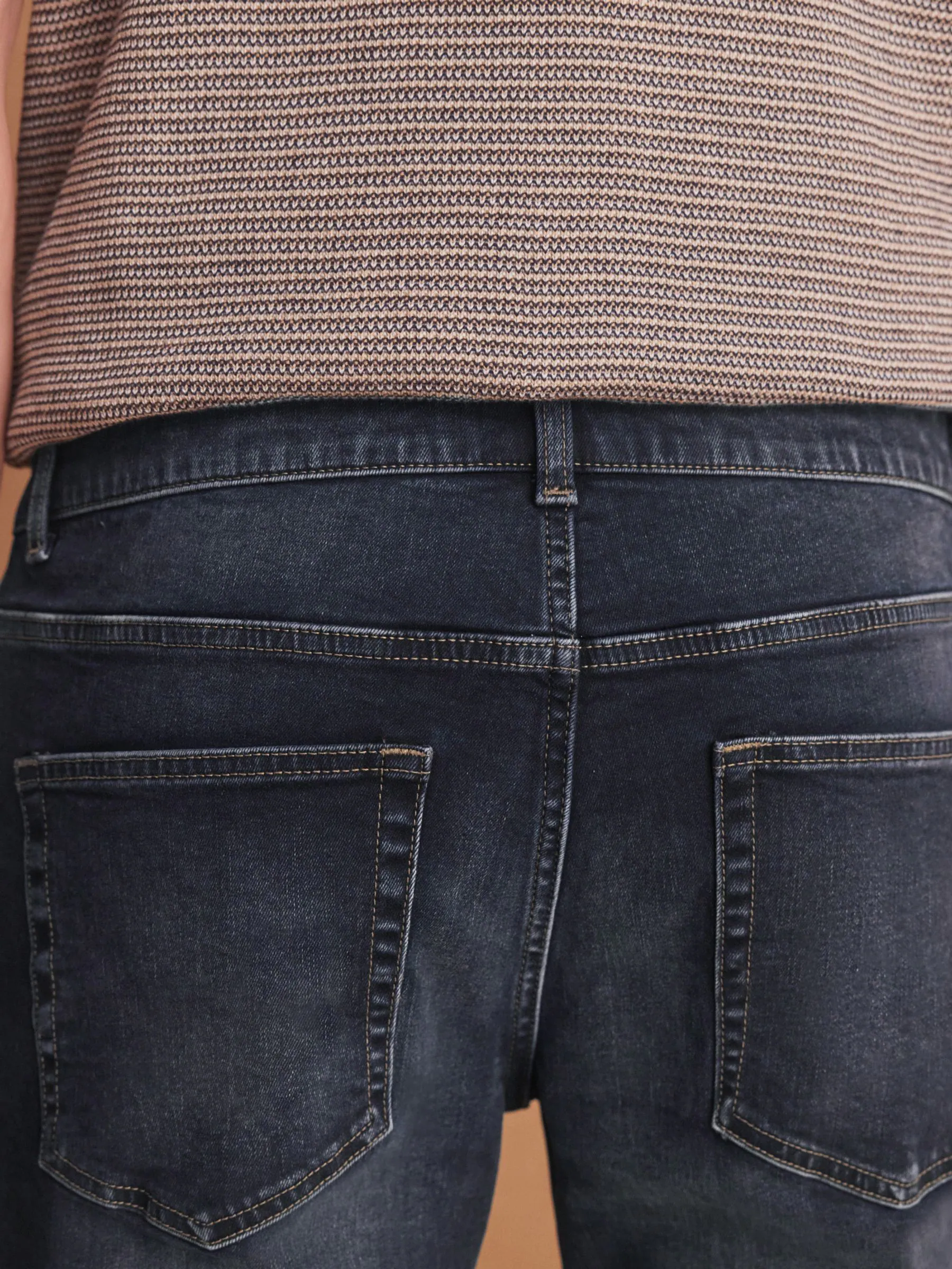 Indigoblauw - Enkele - Slim fit klassieke stretchy jeans