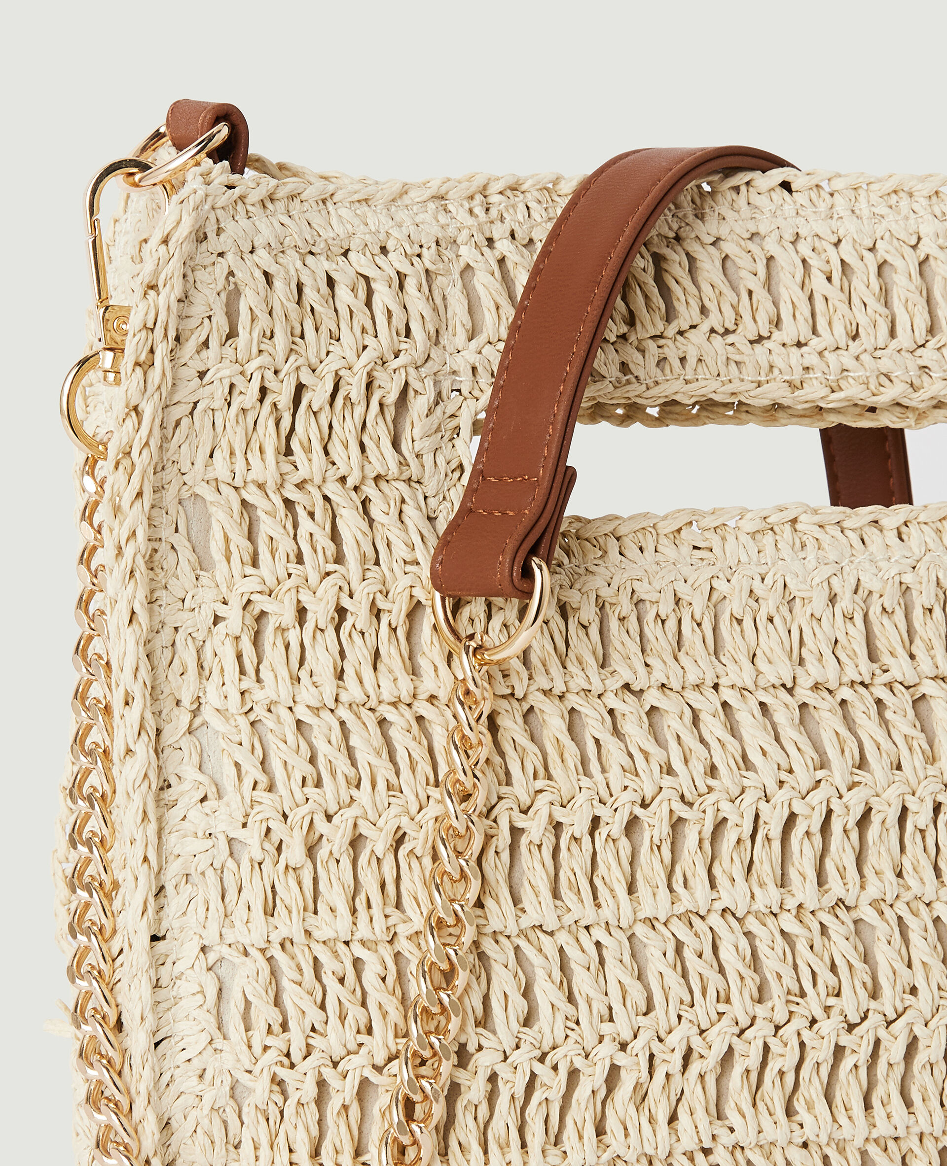 Sac en paille - Blanc