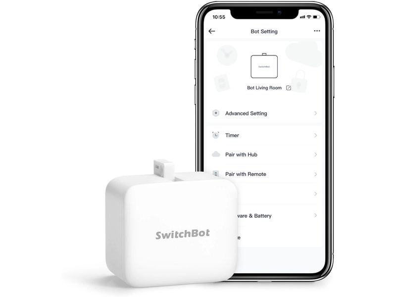 SwitchBot Tastermodul  Weiss Automatischer Tastendrücker