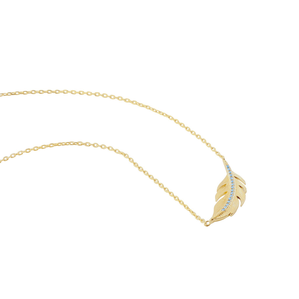 Collier Plaqué Or Raynal Pierres Artificielles