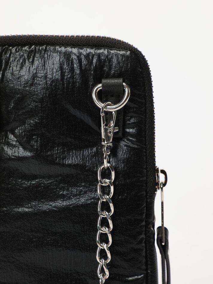 Capa acolchoada para celular - Preta