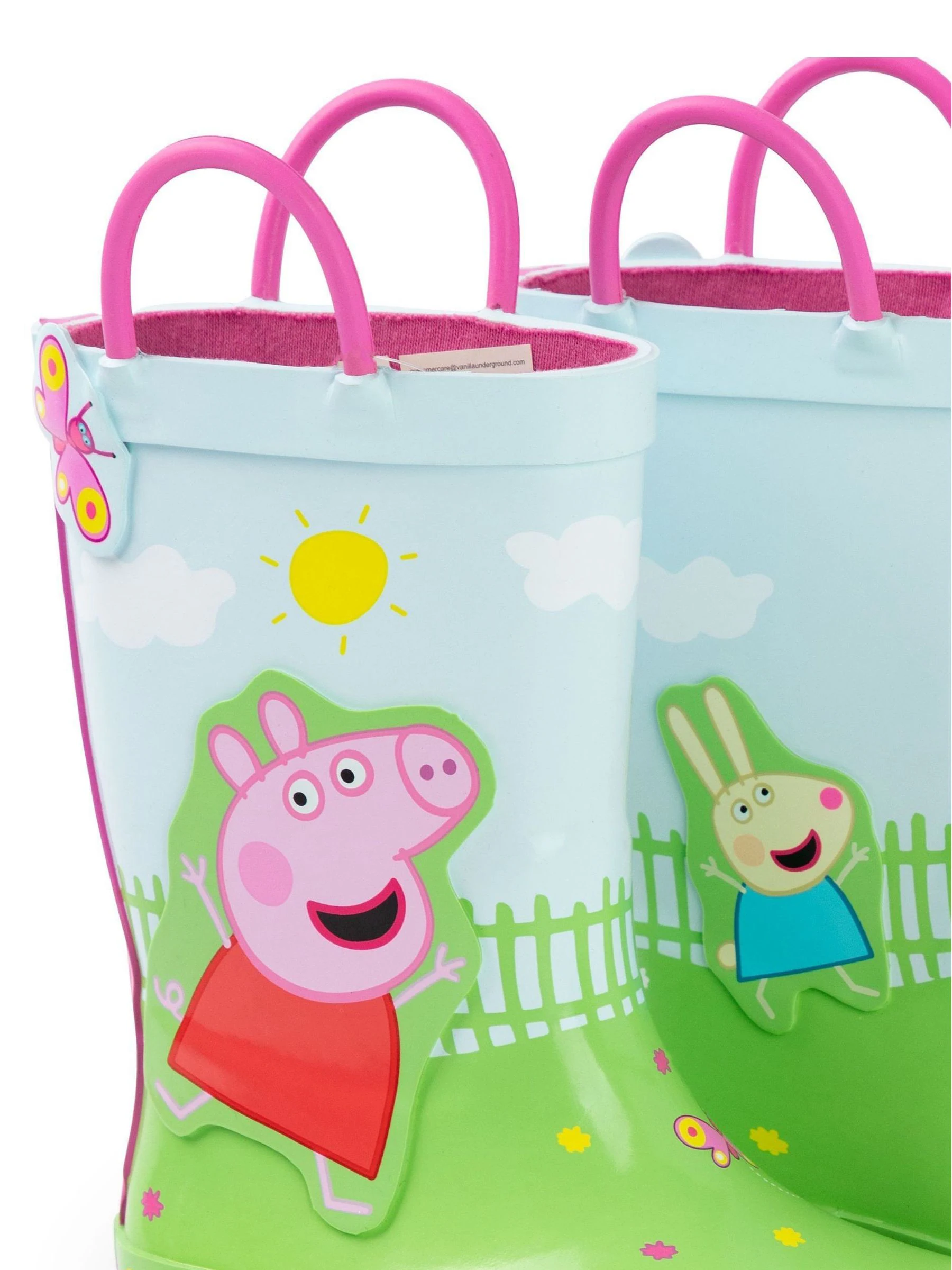 Groen - Vanilla Underground Peppa Pig Kids Wellies with Handles