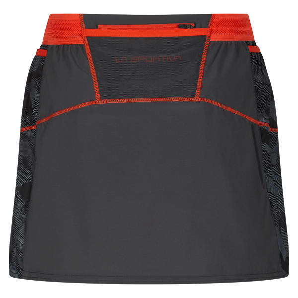 Short trail LA SPORTIVA AUSTER SKIRT W CARBON/CHERRY TOMATO
