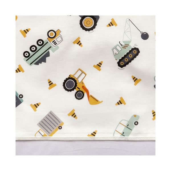 Bink Bedding Bram Ledikantlaken - 100 x 150 cm - Voertuigenprint