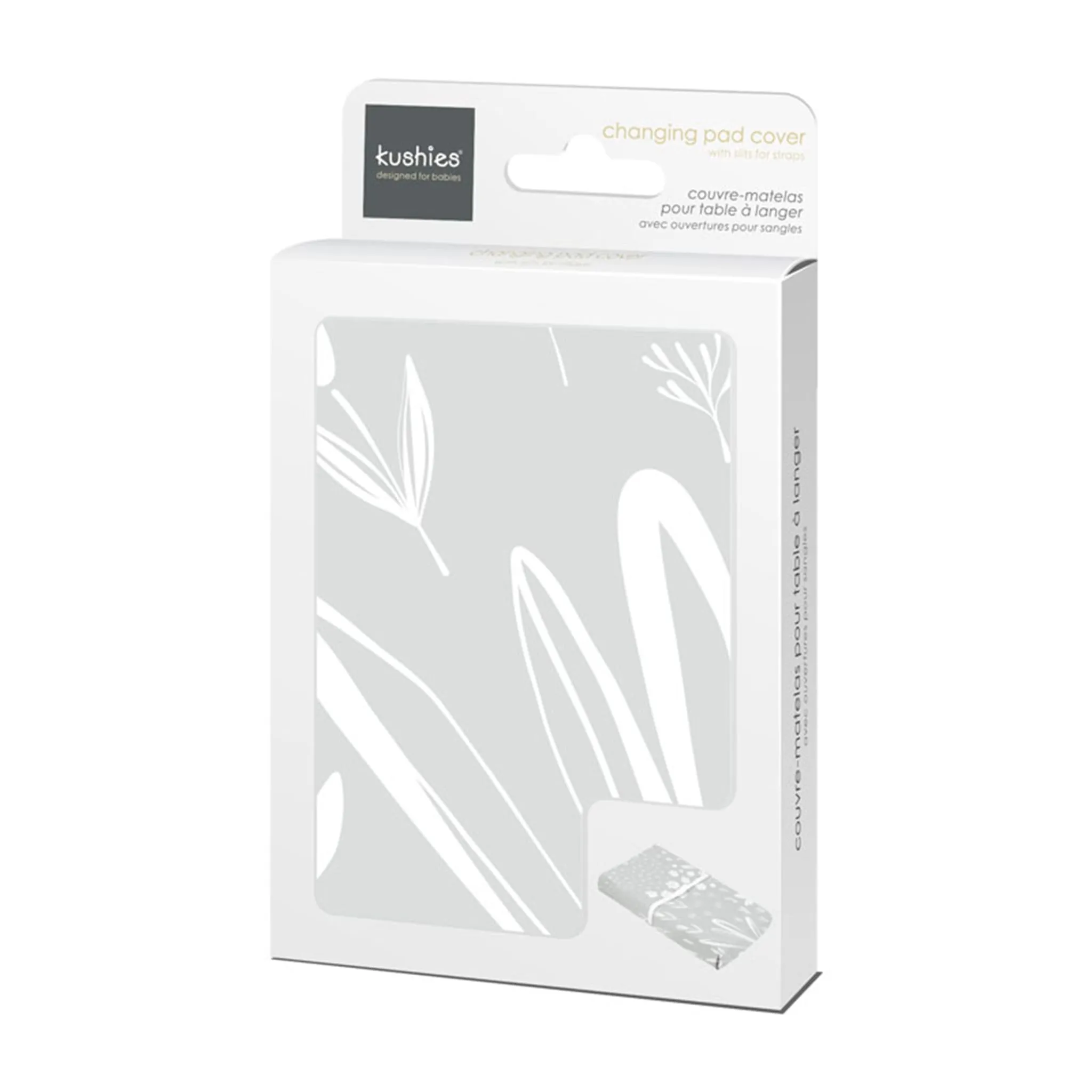 Kushies Couvre à Langer Percale - Jardin