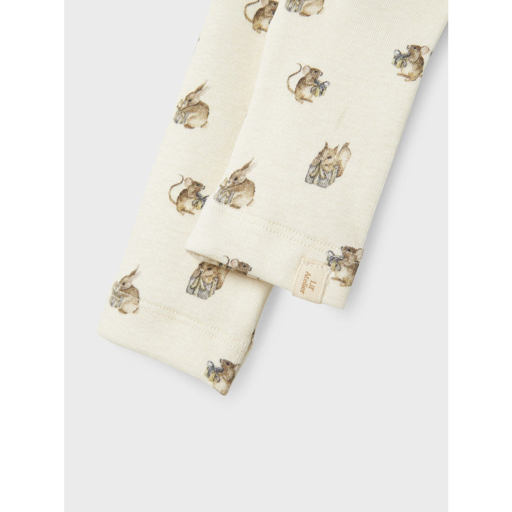 Køb Lil'Atelier Turtledove Gayo Gno Slim Leggings