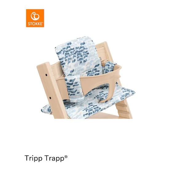 Coussin de chaise Tripp Trapp®   Waves blue        de               Stokke®