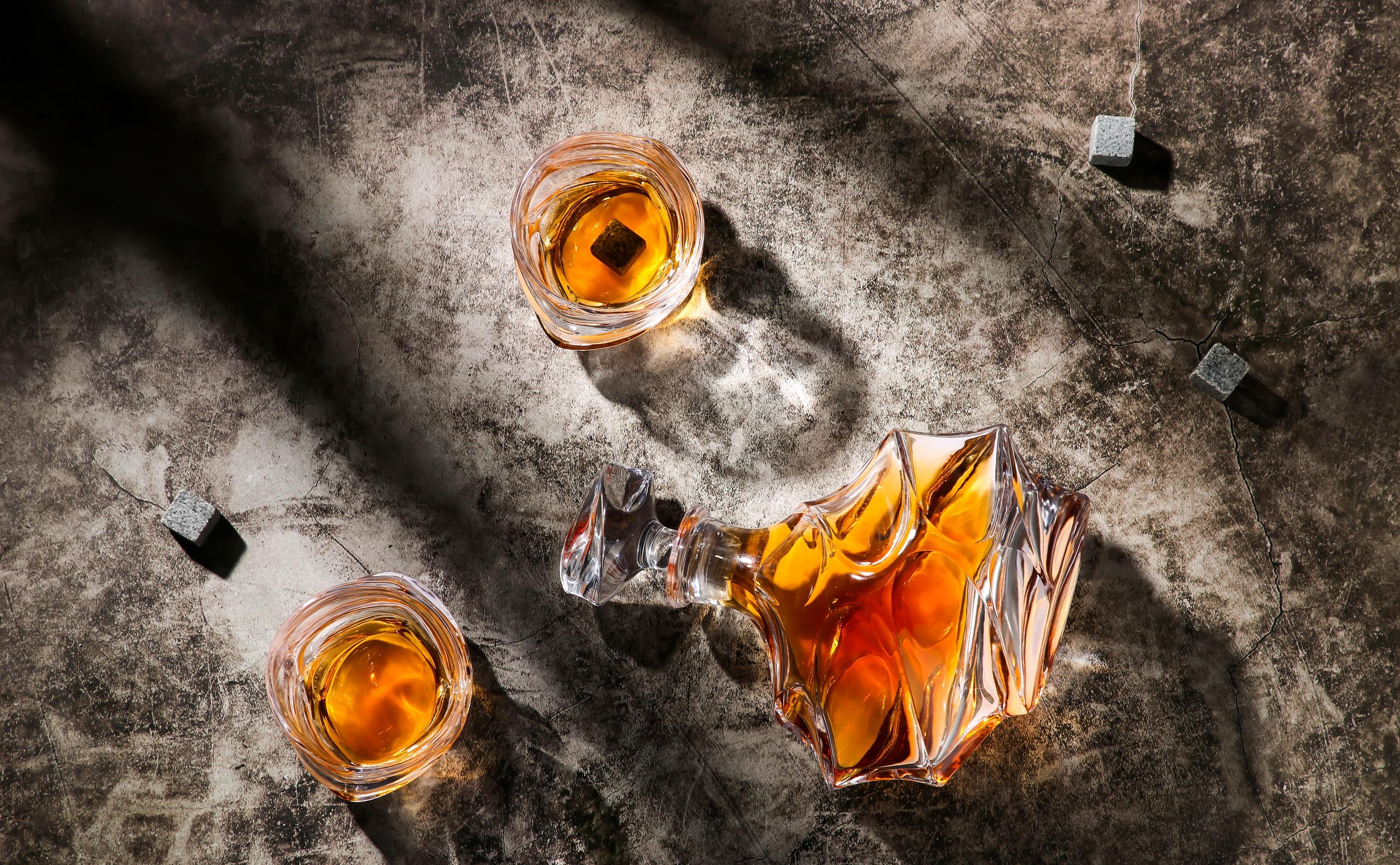 Echos Whiskyset Whiskygläser 7-Teiliges Whiskeyset Geschenkset