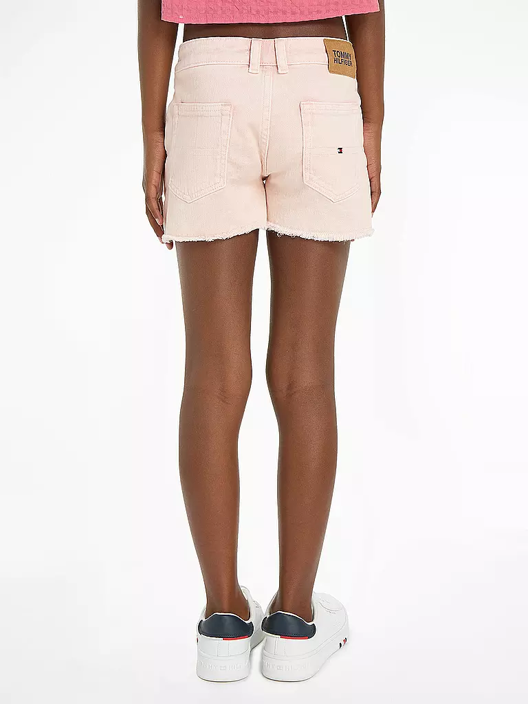 TOMMY HILFIGER Mädchen Jeanshorts  rosa