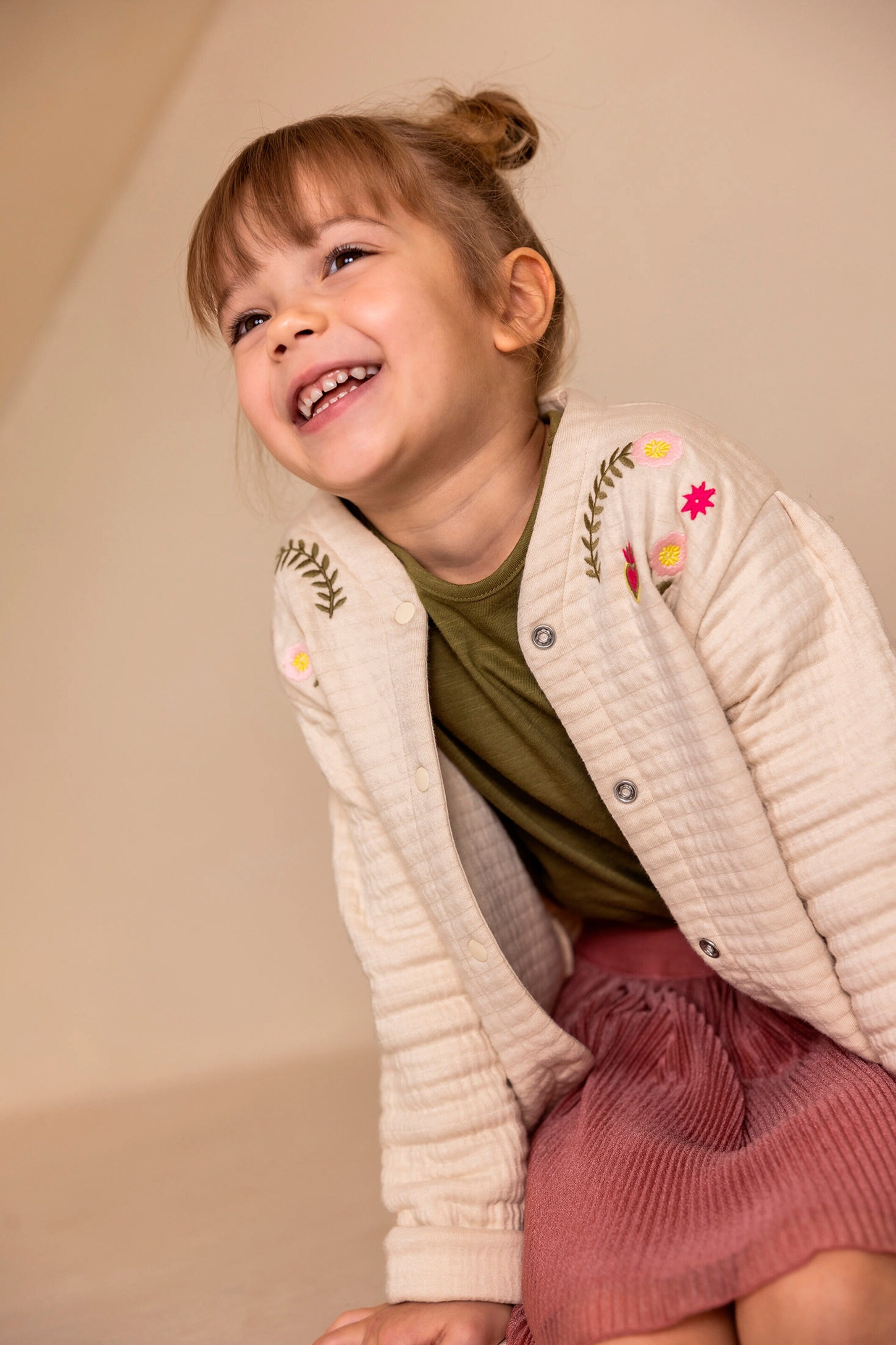 NOPPIES KIDS Strickjacke Nillbrook Fog