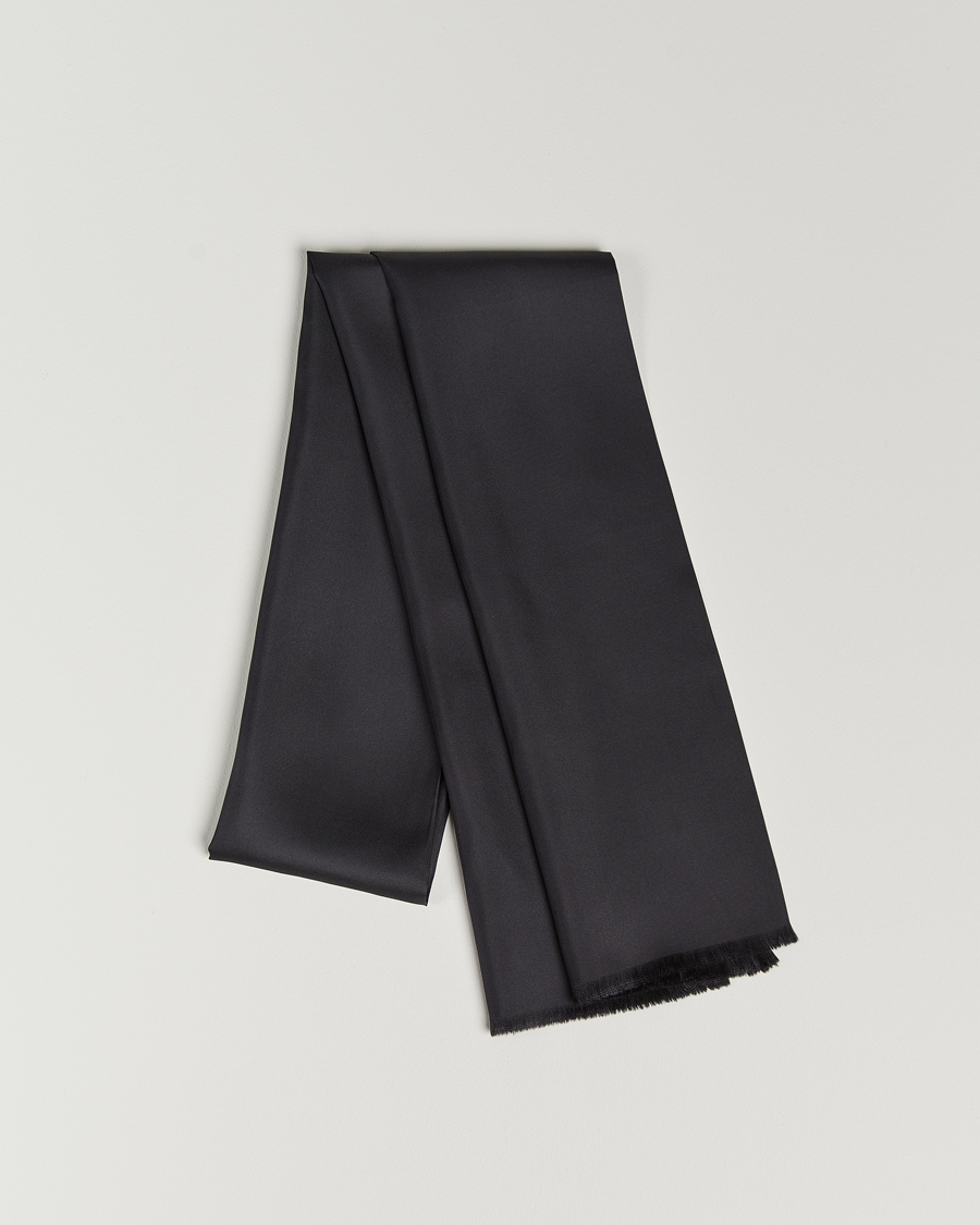 Amanda Christensen Ceremony Self Fringes Scarf Black
