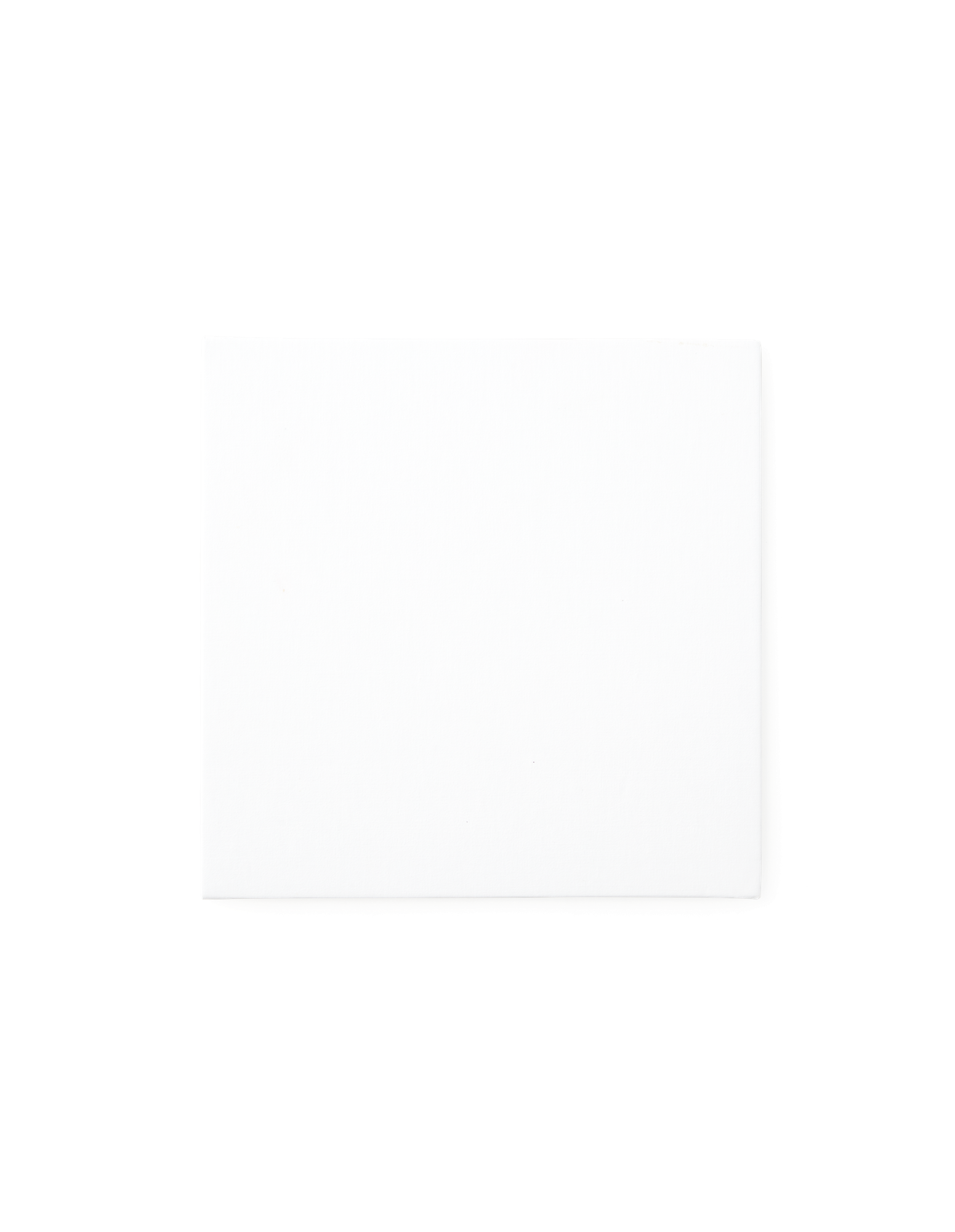 Malerplade til akvarelmaling | Papir/skum/bomuld. 20 x 20 cm. | White