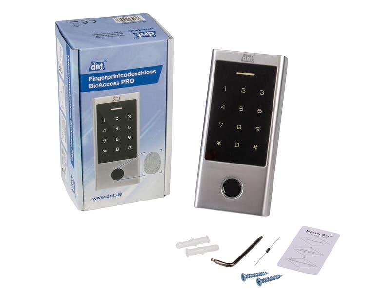 dnt Multireader Fingerprint-Codeschloss BioAccess PRO Fingerabdruckleser, RFID-Leser, Codeschloss, Fingerprintreader, RFID-Reader