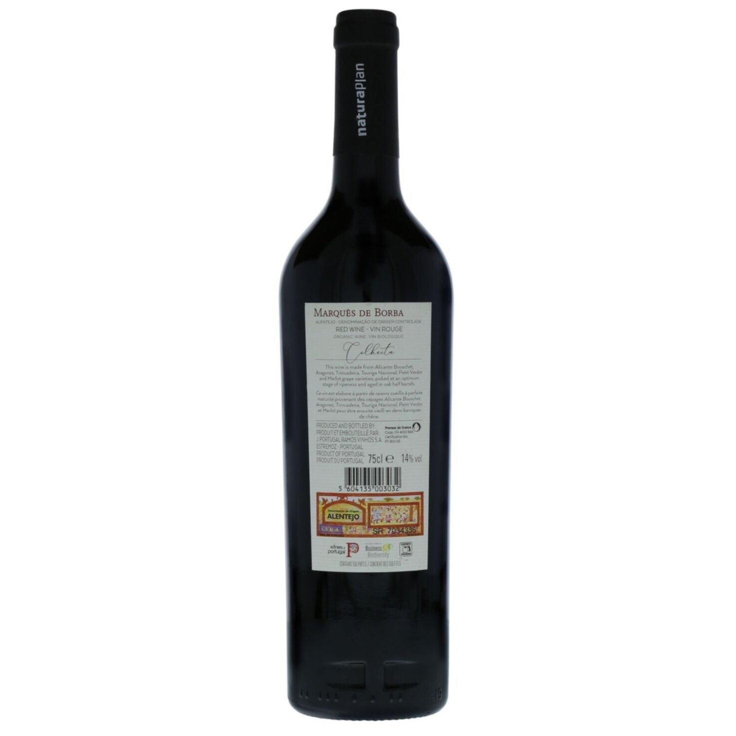 Naturaplan Bio Alentejo DOC Colheita Marqués de Borba João Portugal Ramos -75cl