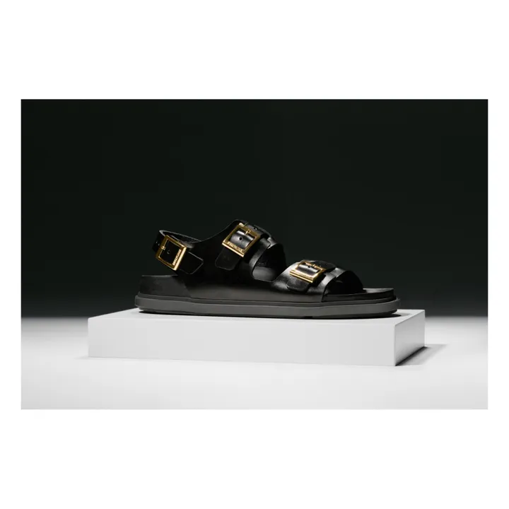 BIRKENSTOCK Sandales Cannes Chaussant Etroit | Noir