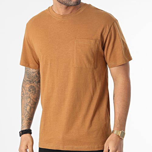 Tee Shirt Poche 21107372 Marron
