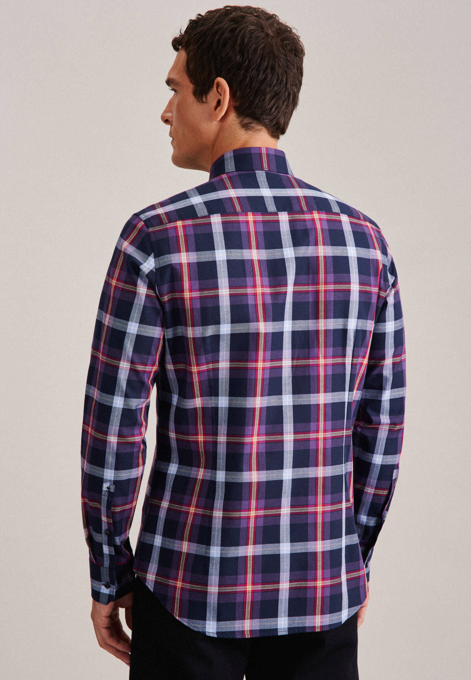 Seidensticker| Herren Flanellhemd Shaped