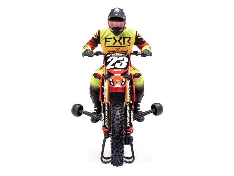 Team Losi Motorrad Promoto MX Rot, ARTR, 1:4 Leistungsstarkes RC Motocross Bike