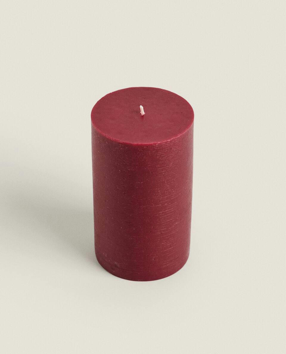 VELAS AROMÁTICAS DE BISCOITO DE GENGIBRE EM FORMATO CILÍNDRICO