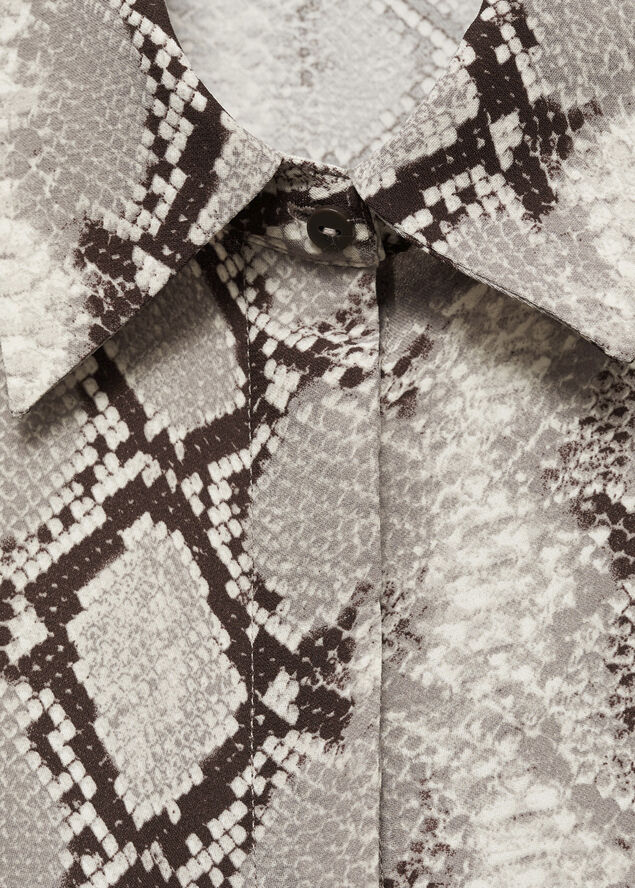 MANGO SHIRT. -- SERPI Brown