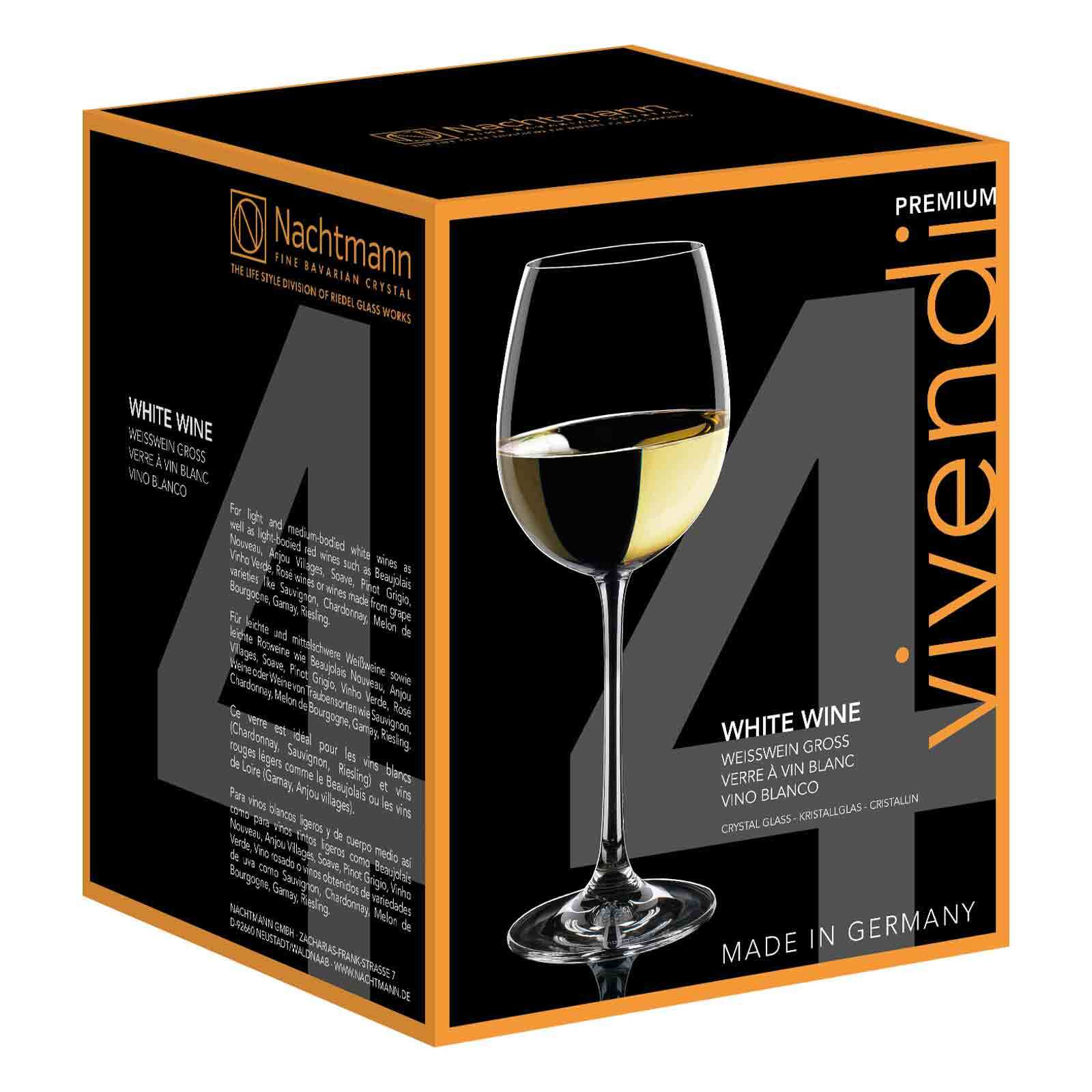 Nachtmann Weißweingläser Vivendi 474 ml 4er Set