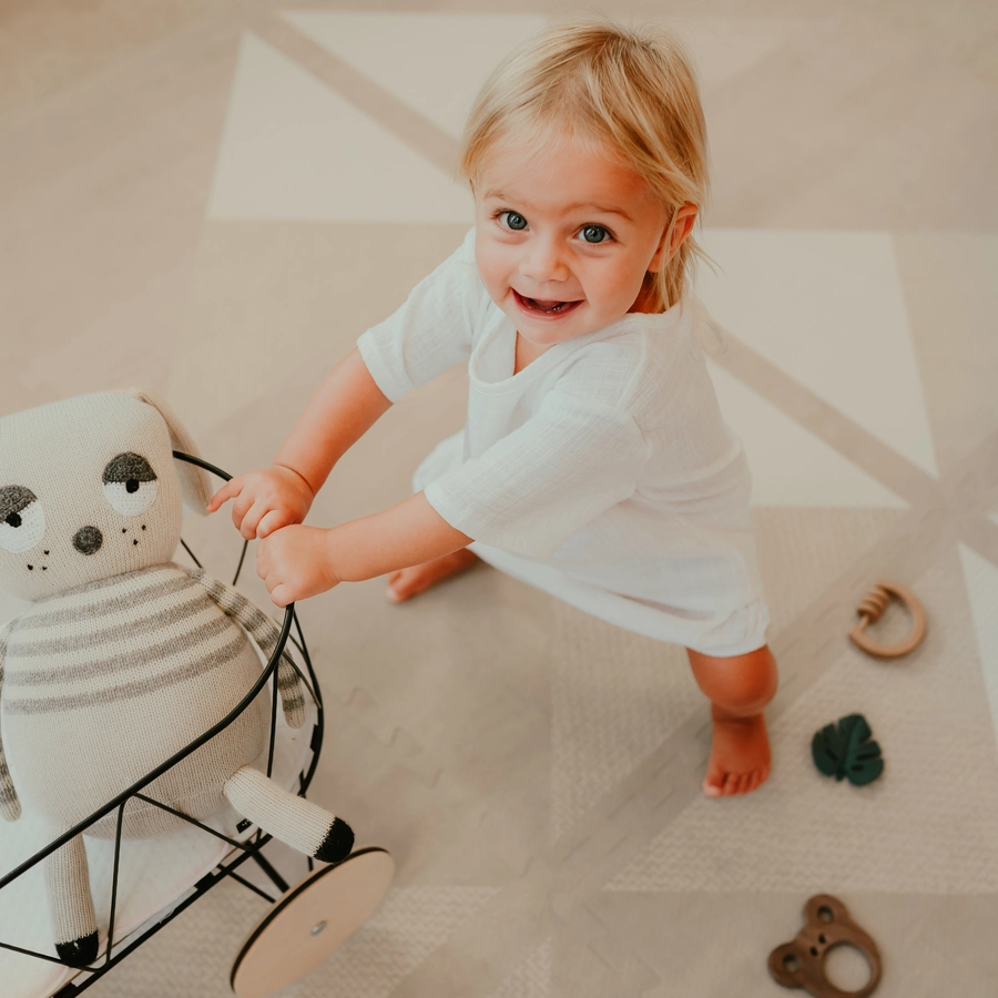toddlekind Prettier Puzzle Spielmatte Kyte Mocha 120 x 180 cm