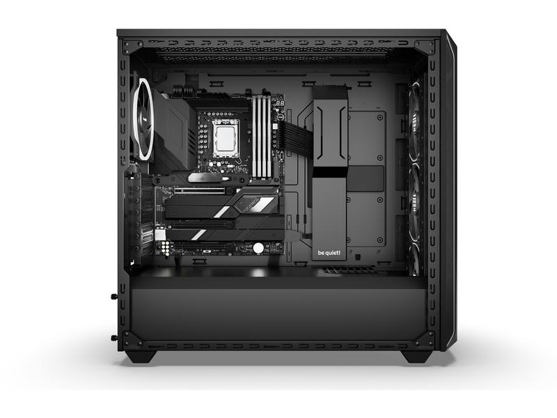 be quiet! PC-Gehäuse Shadow Base 800 FX Schwarz Luftstromoptimiertes Mid-Tower Gehäuse mit ARGB-Beleuchtung