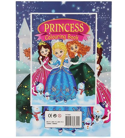 Malbuch - Princess Colouring Book - 16 Sider