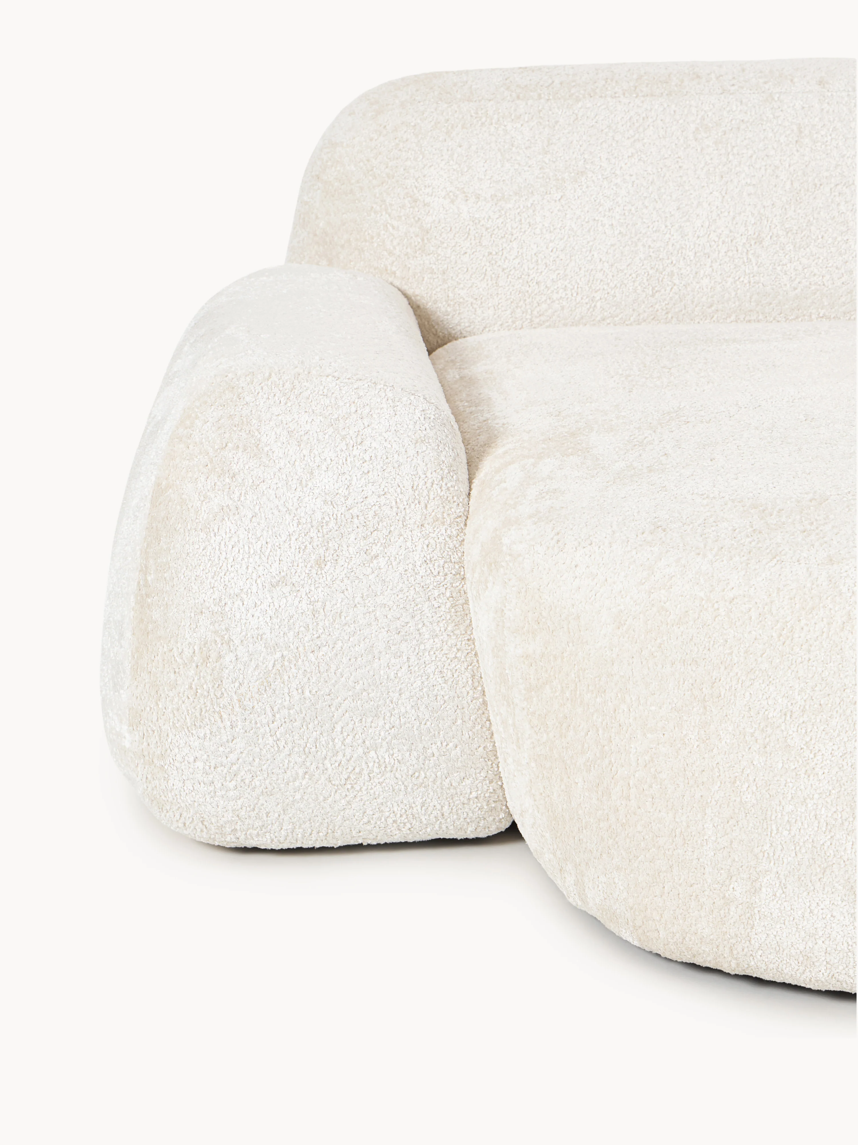 XL modulaire bank Wolke van teddy bouclé
