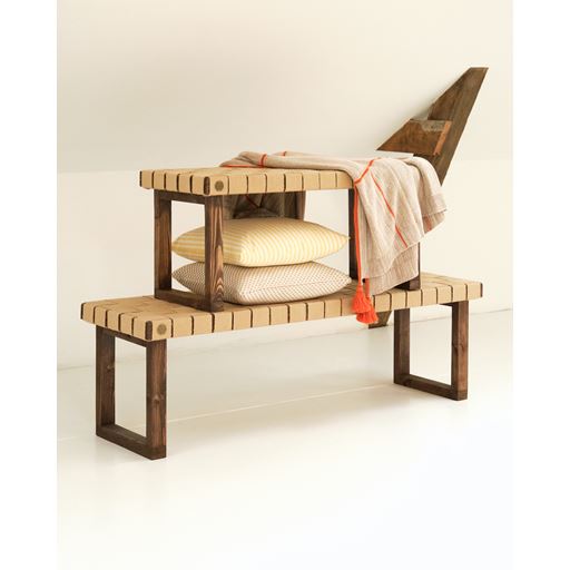 Wecycle Furniture Luna Bænk, Smoked