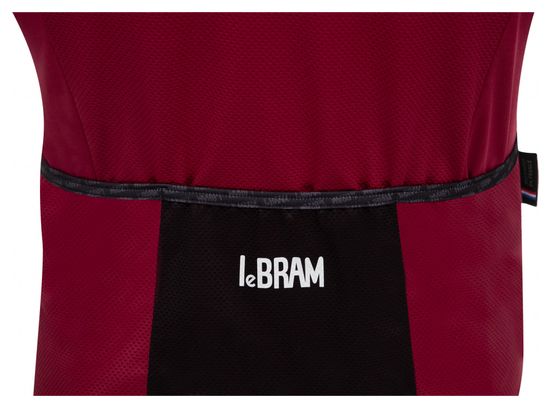 Maillot Manches Courtes LeBram Allos Bordeaux Coupe Aero
