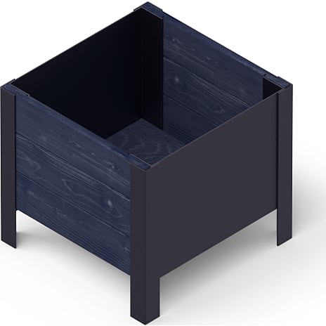 Pindstrup Modern højbed 36x36 cm - sort