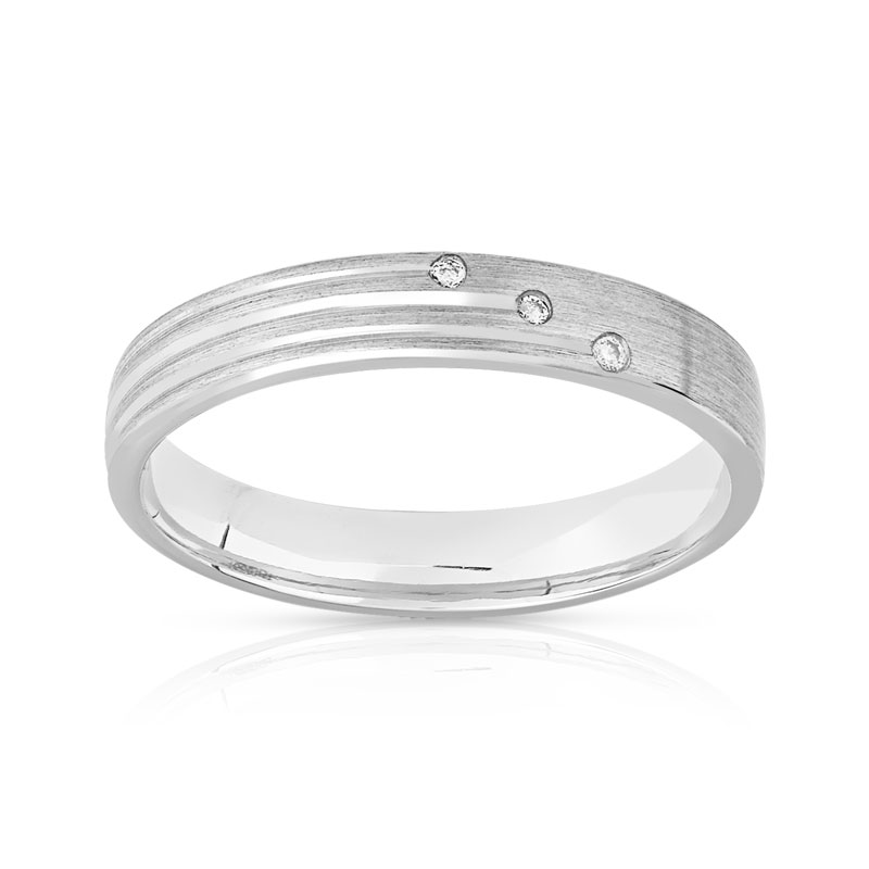 Alliance palladium 950 diamant