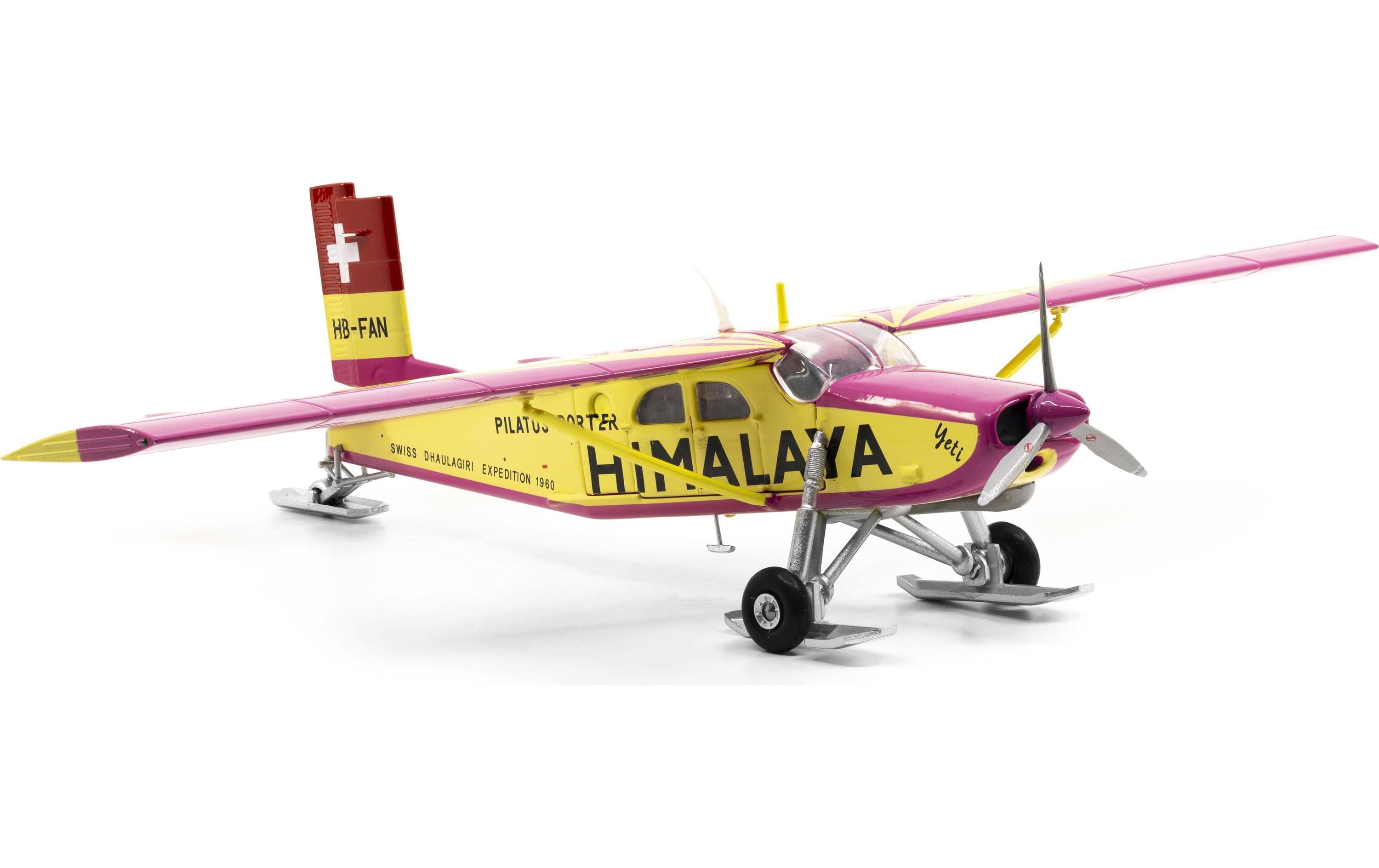 Pilatus PC-6 Porter HB-FAN Yeti 1:72Realistisches Modellflugzeug