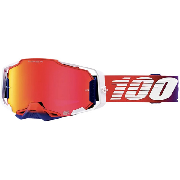100% - Masque Armega Hiper - Red Mirror Blanc / Rouge / Violet