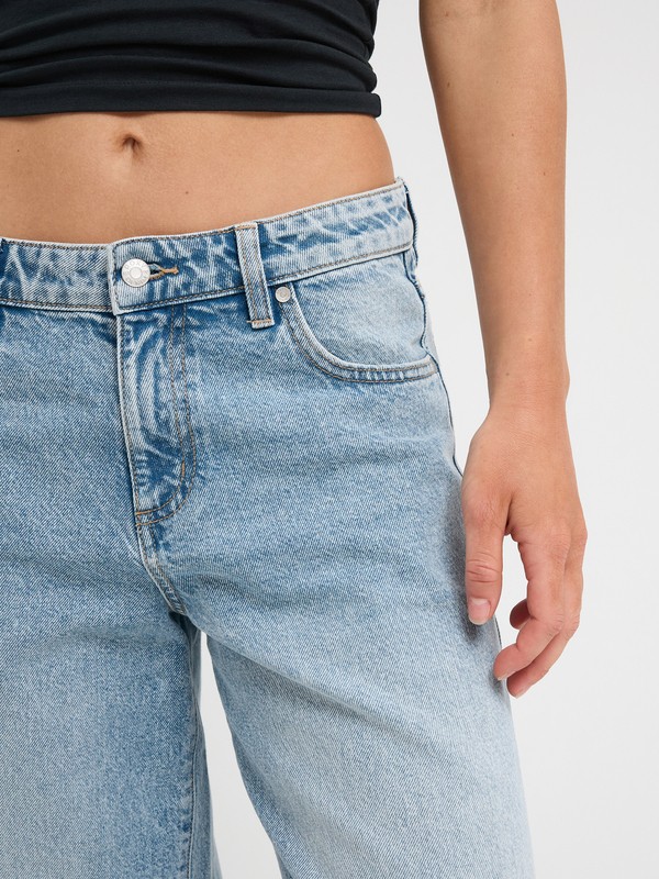 Sun And Done Jean loose Bleu Femme