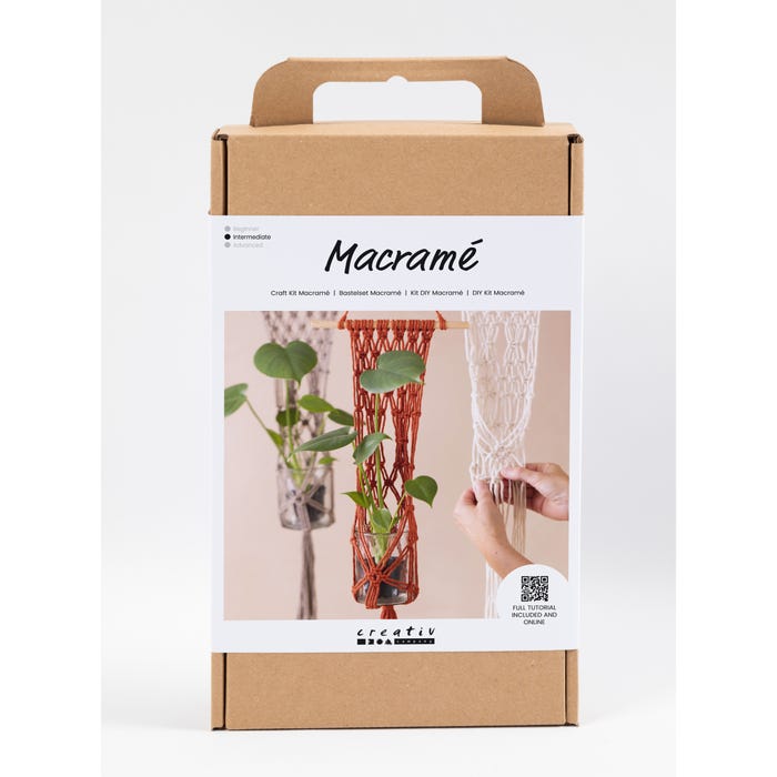 Hobbypakket plantenhanger macramé