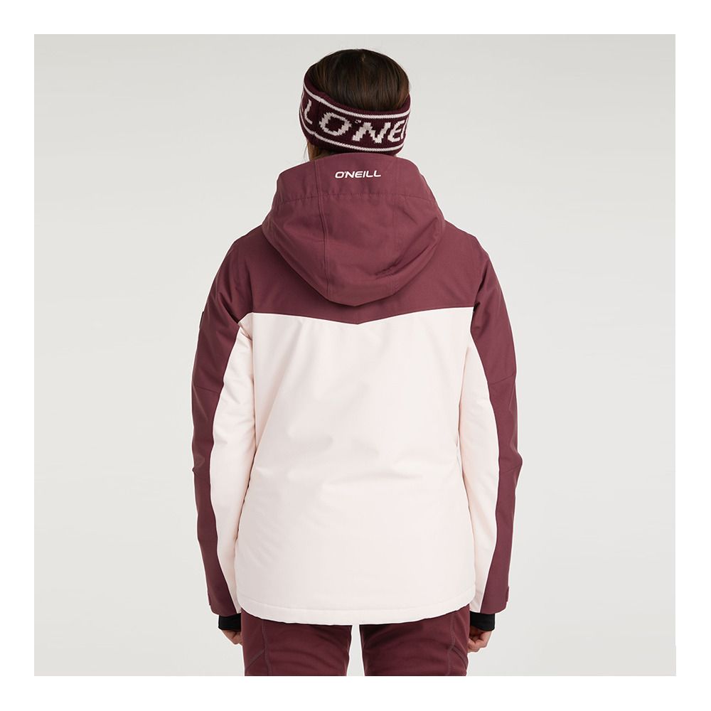 O'Neill APLITE - Veste ski Femme windsor wine colour block
